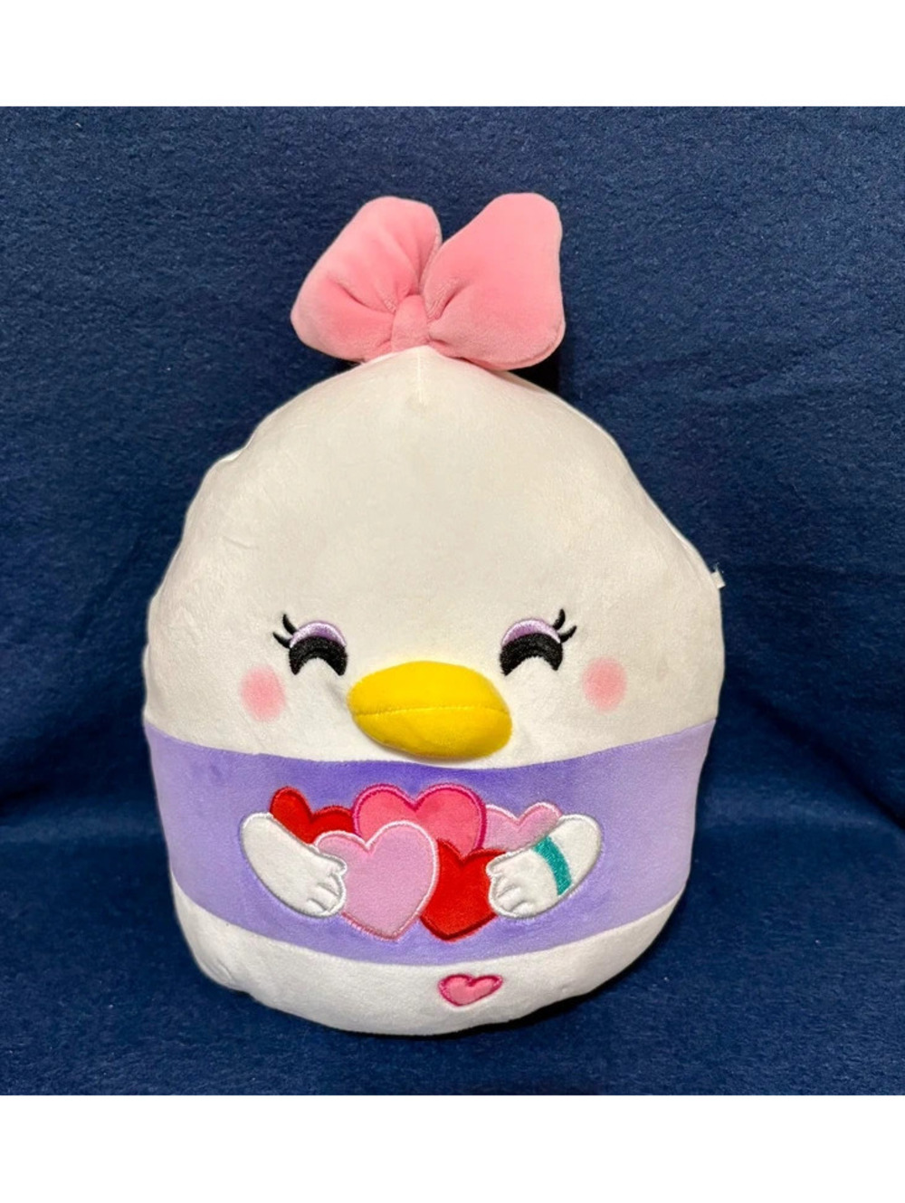 Squishmallows Disney Valentines Day Daisy Duck Plush Toy 8 inch